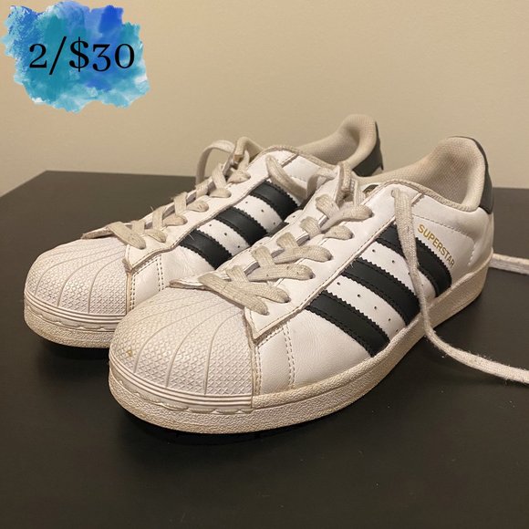adidas Shoes - White Adidas Superstar Shoes